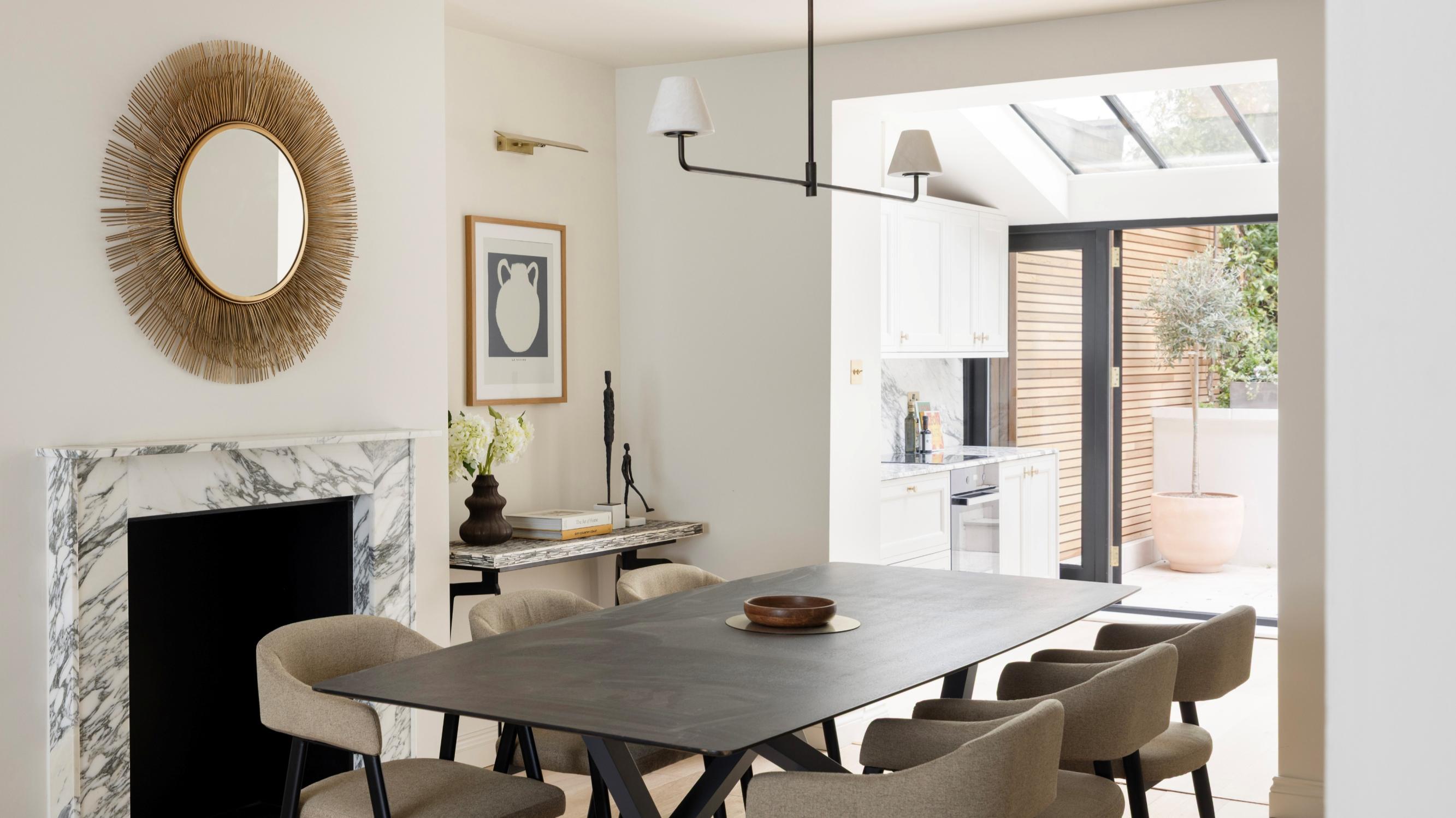 Garden maisonette dining room